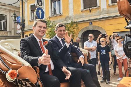 Izjemen obisk zaznamoval 50. Dneve narodnih noš in oblačilne dediščine v Kamniku (Boštjan Tacol)  (16)